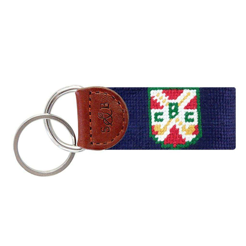 Bushwood Needlepoint Key Fob by Smathers & Branson - Country Club Prep