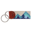 Mod Mountain Needlepoint Key Fob by Smathers & Branson - Country Club Prep