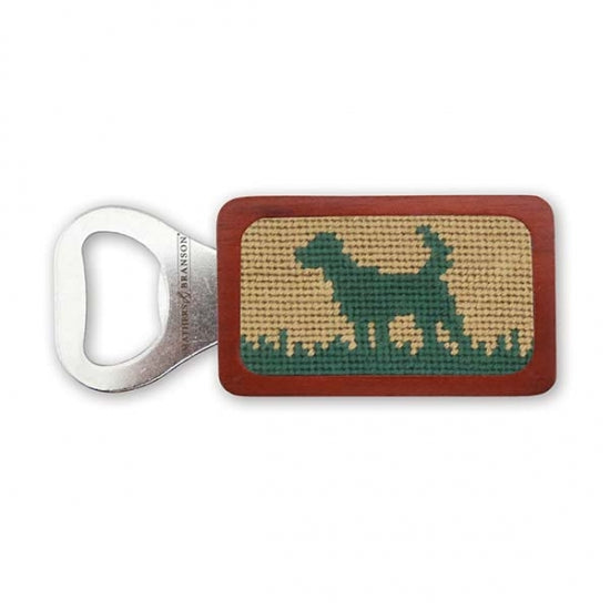 Hunting Dog Needlepoint Bottle Opener by Smathers & Branson - Country Club Prep