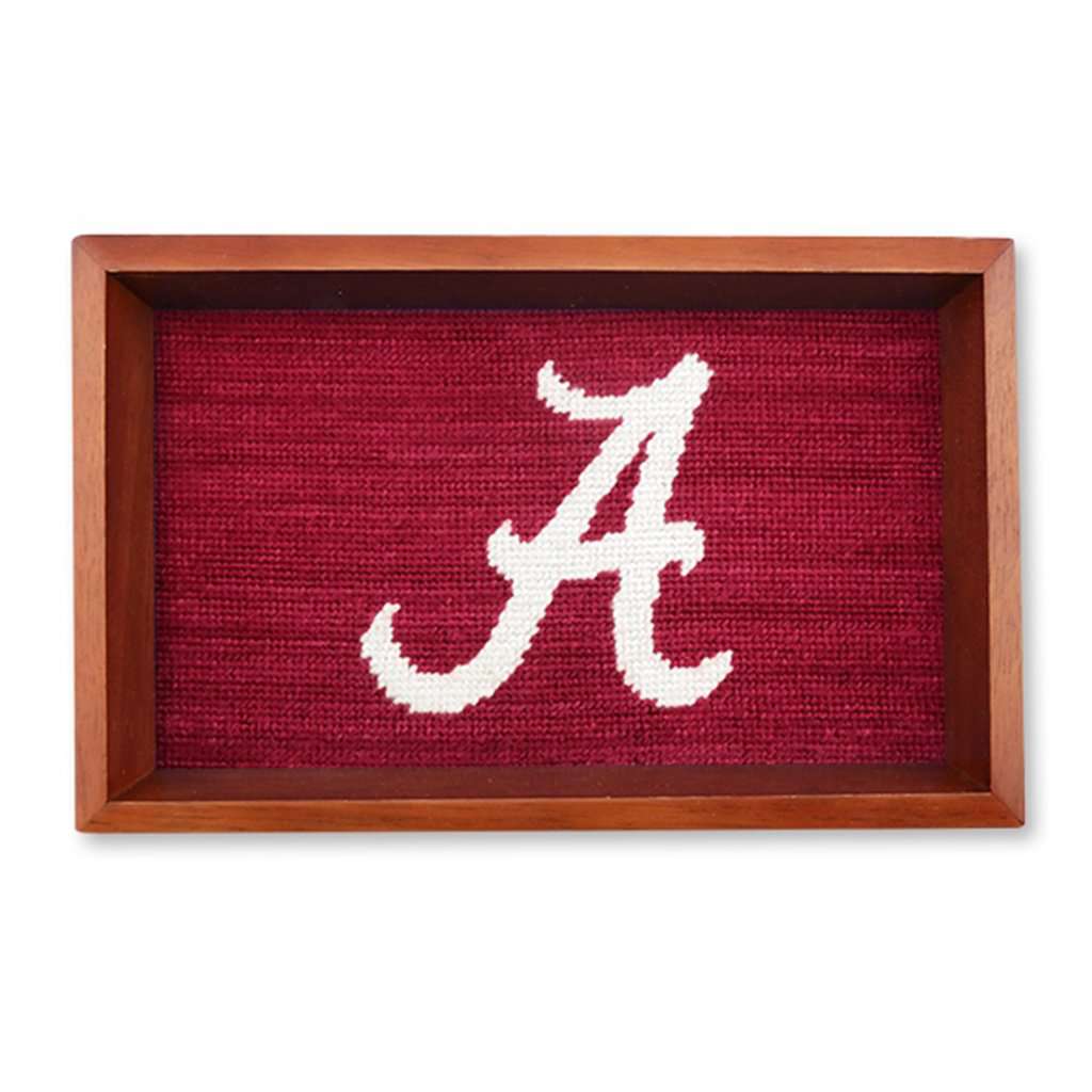 University of Alabama Needlepoint Valet Tray by Smathers & Branson - Country Club Prep