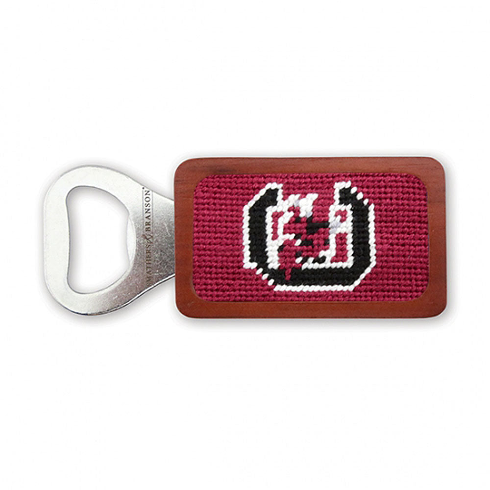 University of South Carolina Needlepoint Bottle Opener by Smathers & Branson - Country Club Prep