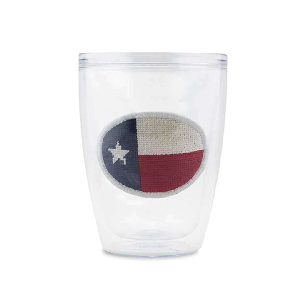 Big Texas Flag Needlepoint Tumbler by Smathers & Branson - Country Club Prep