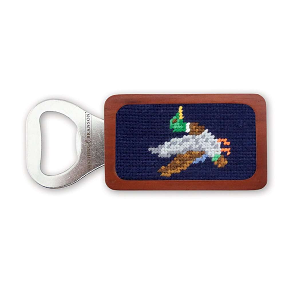 Mallard Needlepoint Bottle Opener by Smathers & Branson - Country Club Prep