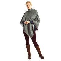 Hazelwood Tweed Poncho by Dubarry of Ireland - Country Club Prep