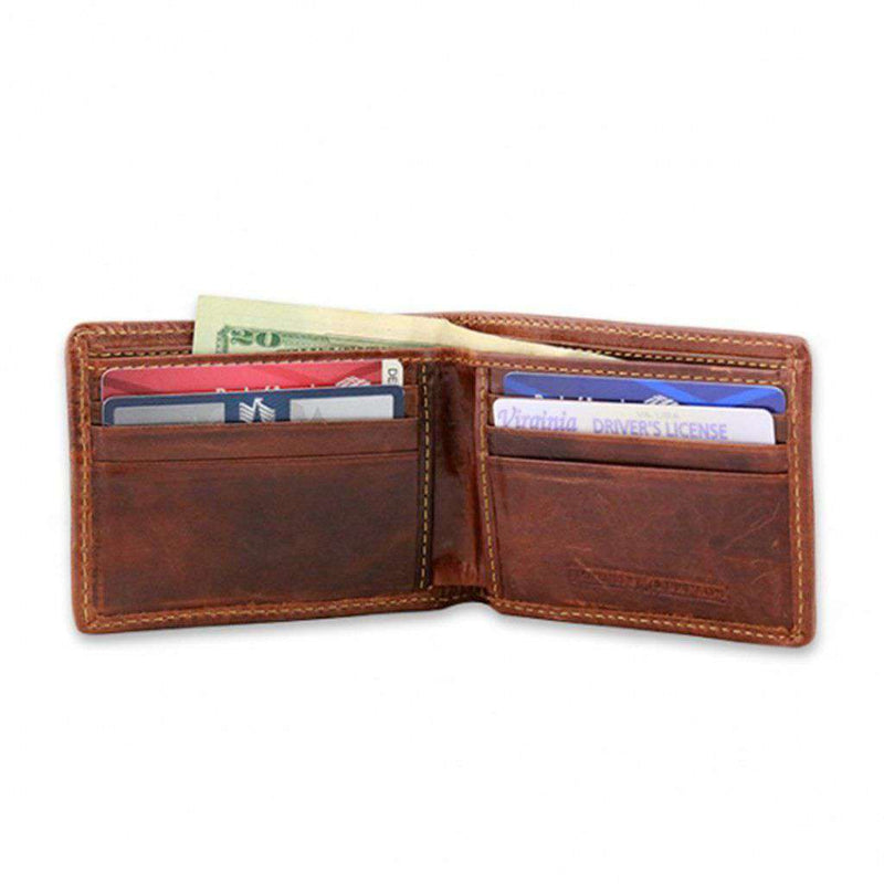 Burning a Hole Needlepoint Bi-Fold Wallet by Smathers & Branson - Country Club Prep