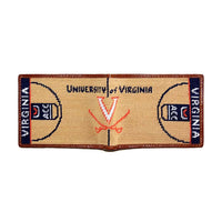 UVA John Paul Jones Arena Needlepoint Wallet by Smathers & Branson - Country Club Prep