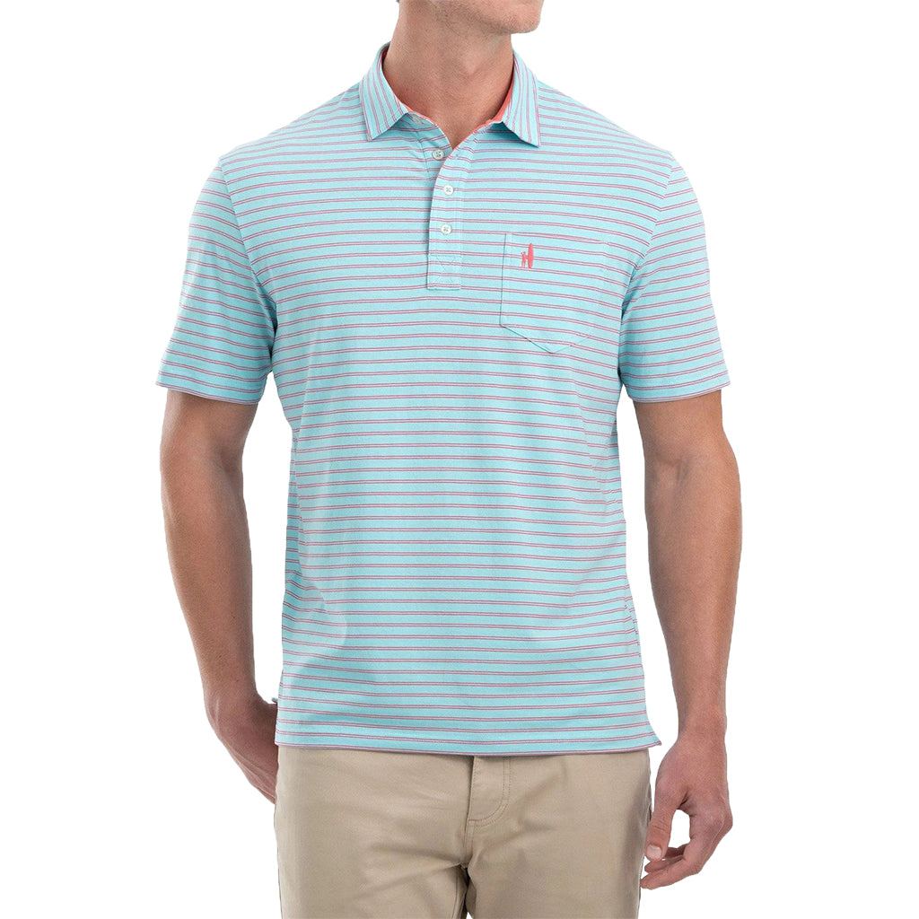 Marfa Stripe 4 Button Polo by Johnnie-O - Country Club Prep