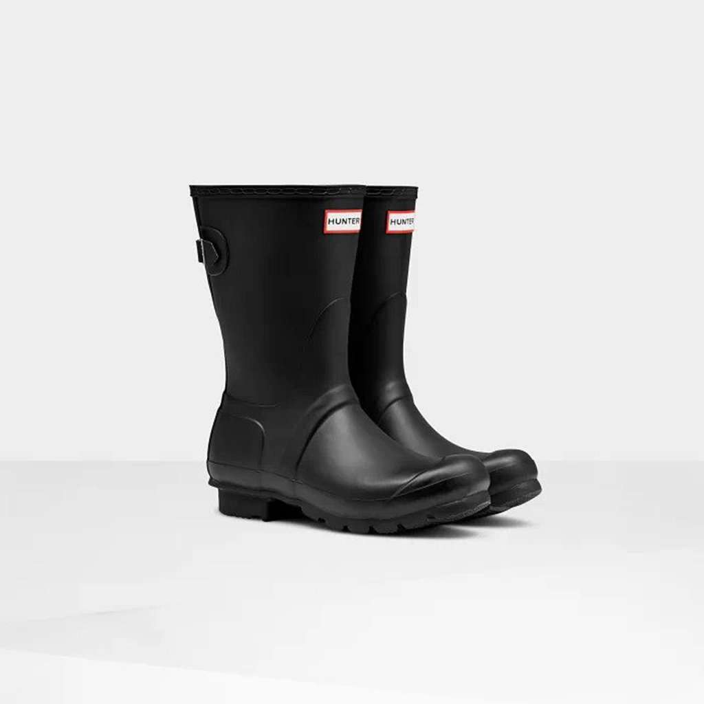 Women's Original Short Back Adjustable Rain Boots by Hunter - Country Club Prep