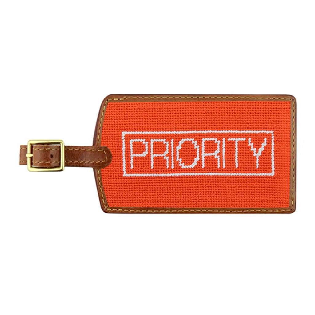 Priority Needlepoint Luggage Tag by Smathers & Branson - Country Club Prep