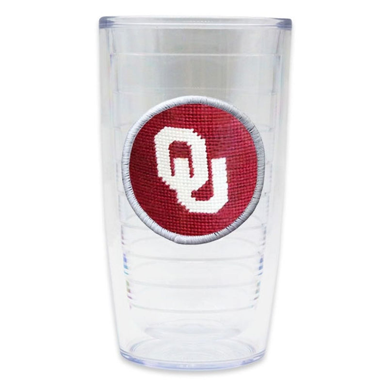 University of Oklahoma Needlepoint Tumbler by Smathers & Branson - Country Club Prep