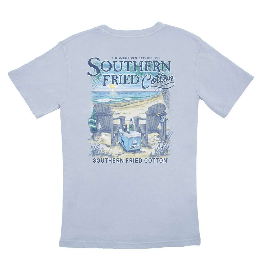 Somewhere On a Beach Tee by Southern Fried Cotton - Country Club Prep