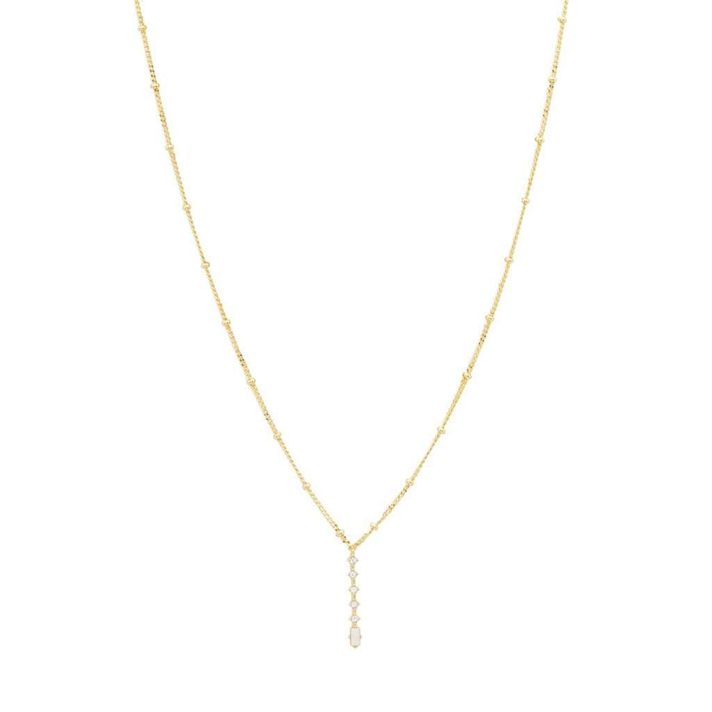 Dani Lariat Necklace by Gorjana - Country Club Prep