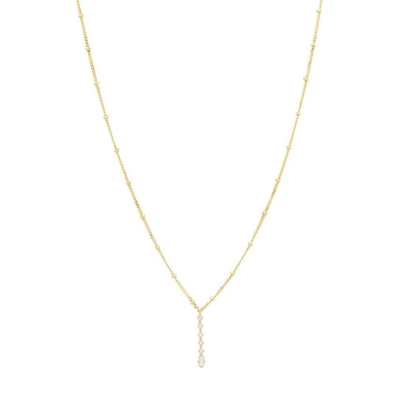 Dani Lariat Necklace by Gorjana - Country Club Prep