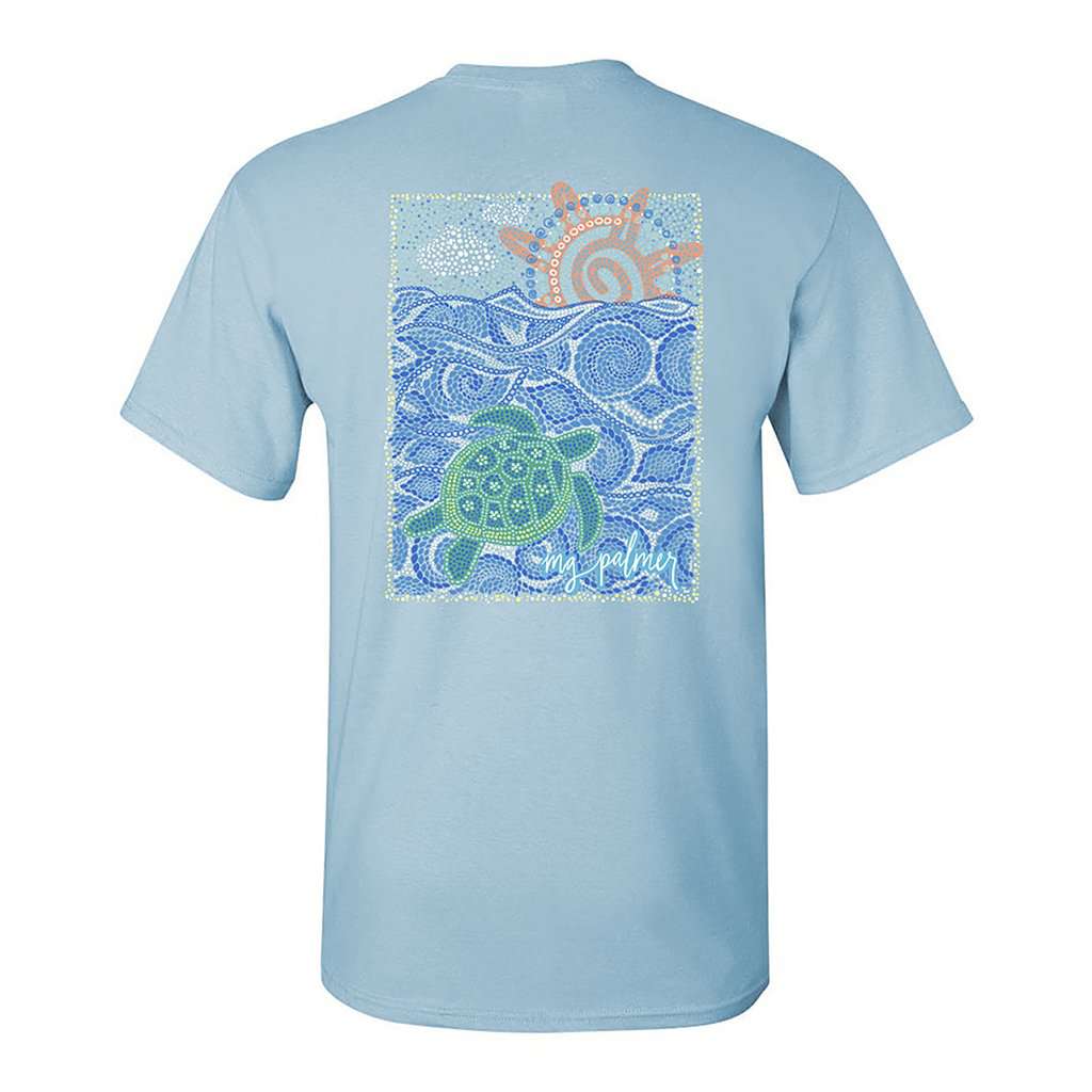 Rays & Waves Tee by MG Palmer - Country Club Prep