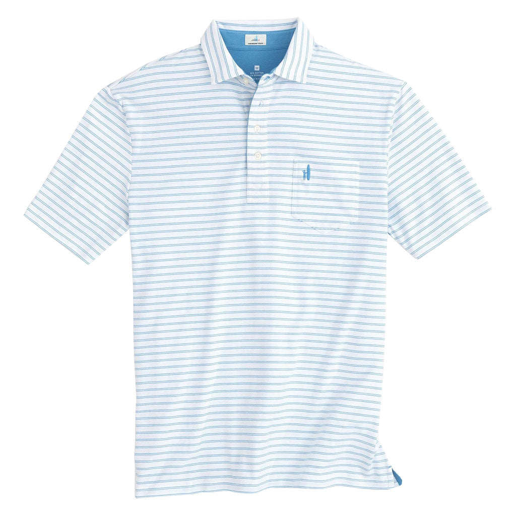 Marfa Stripe 4 Button Polo by Johnnie-O - Country Club Prep