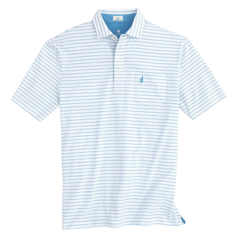 Marfa Stripe 4 Button Polo by Johnnie-O - Country Club Prep