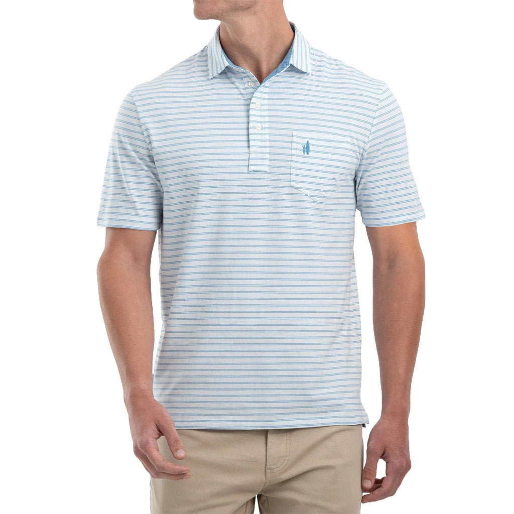 Marfa Stripe 4 Button Polo by Johnnie-O - Country Club Prep