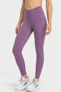 V-Waist Yoga Leggings with Pockets - Country Club Prep