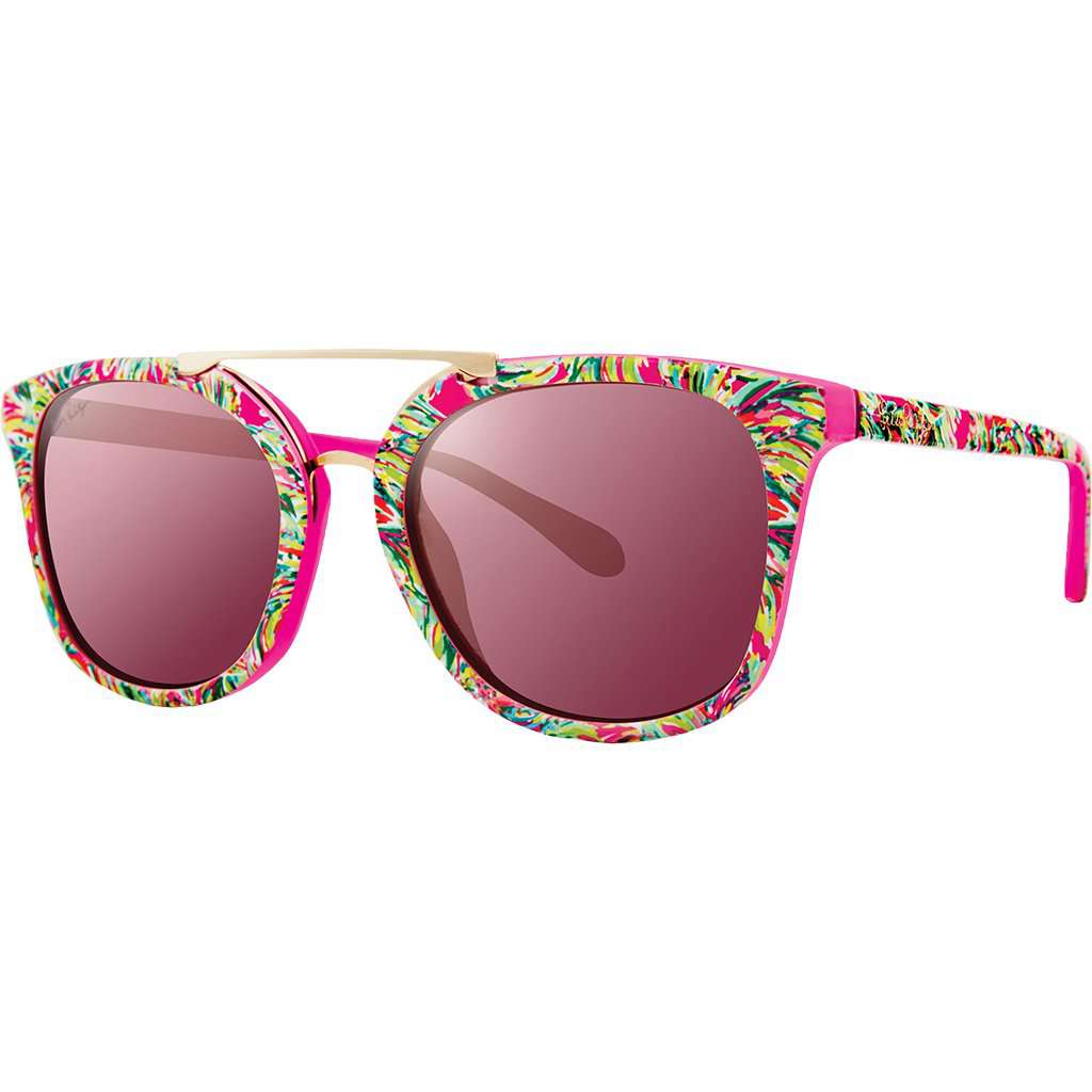 Emilia Raz Berry Shady Lady With Pink Lenses by Lilly Pulitzer - Country Club Prep