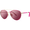 Isabelle Sunglasses in Raz Berry With Pink Lenses by Lilly Pulitzer - Country Club Prep