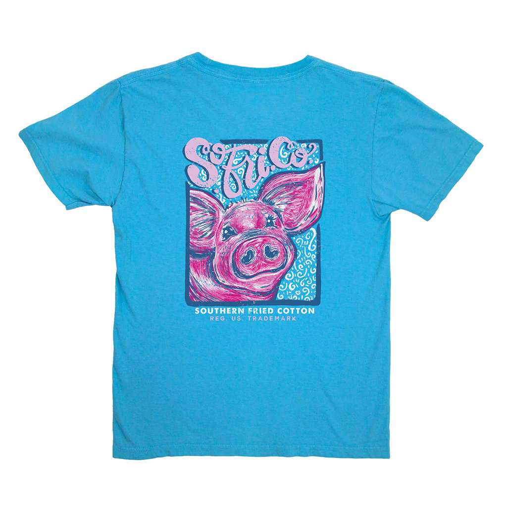 YOUTH Curly Sue Tee by Southern Fried Cotton - Country Club Prep