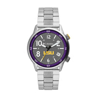 LSU Outbacker 3-Hand Date Stainless Steel Watch by Columbia Sportswear - Country Club Prep