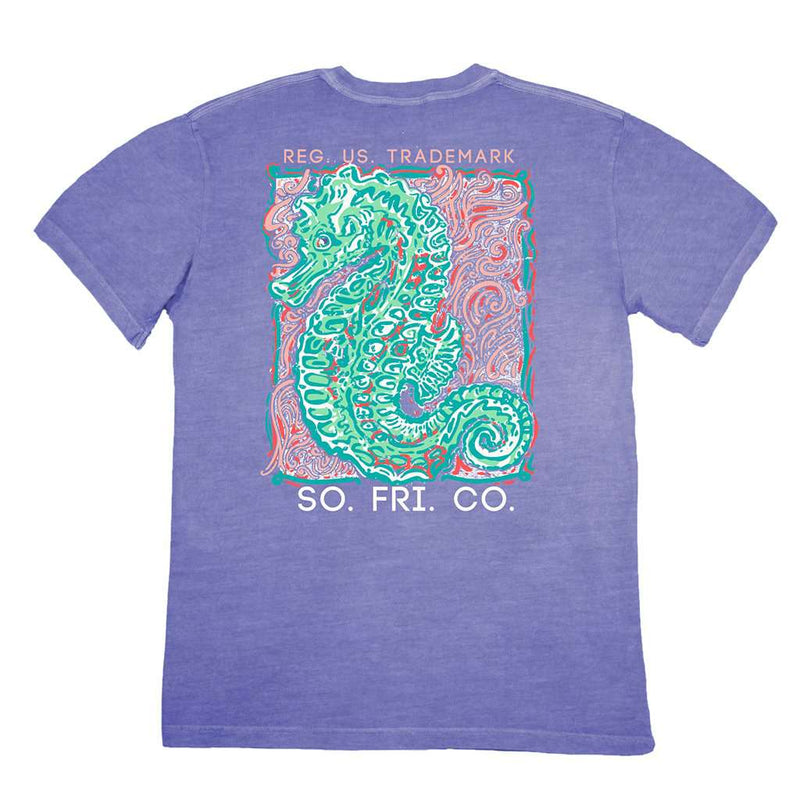 Sea Horse Play Tee by Southern Fried Cotton - Country Club Prep