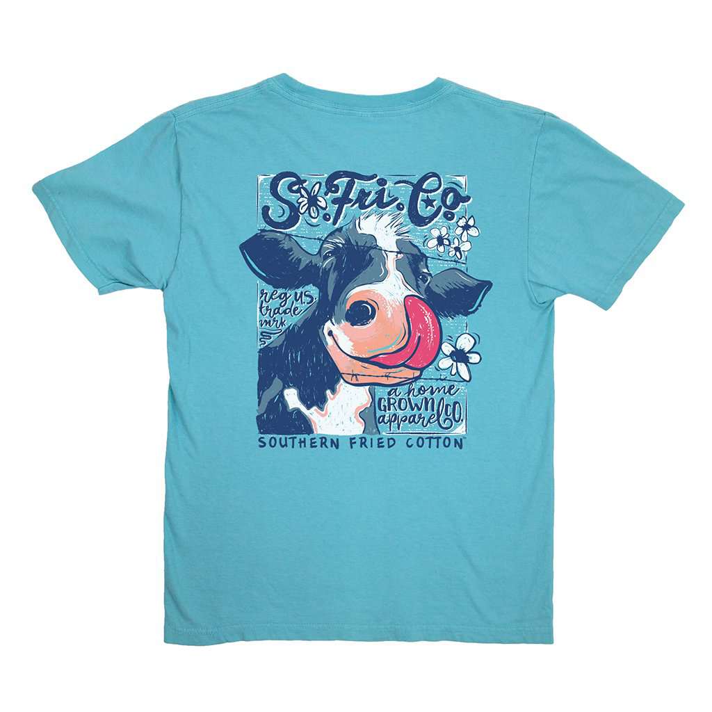YOUTH Cow Lick Tee by Southern Fried Cotton - Country Club Prep
