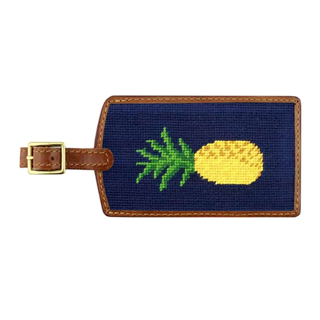 Pineapple Needlepoint Luggage Tag - Thumbnail 3