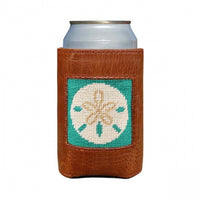 Sand Dollar Needlepoint Can Cooler by Smathers & Branson - Country Club Prep