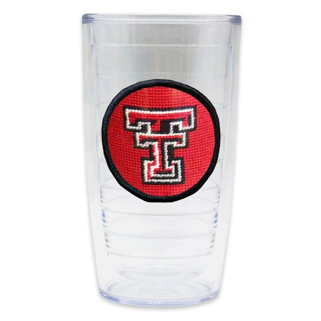 Texas Tech Needlepoint Tumbler by Smathers & Branson - Country Club Prep
