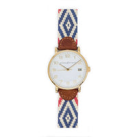 Gaucho Rojo Needlepoint Watch by Smathers & Branson - Country Club Prep