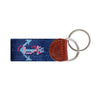 Delta Gamma Needlepoint Key Fob in Navy by Smathers & Branson - Country Club Prep