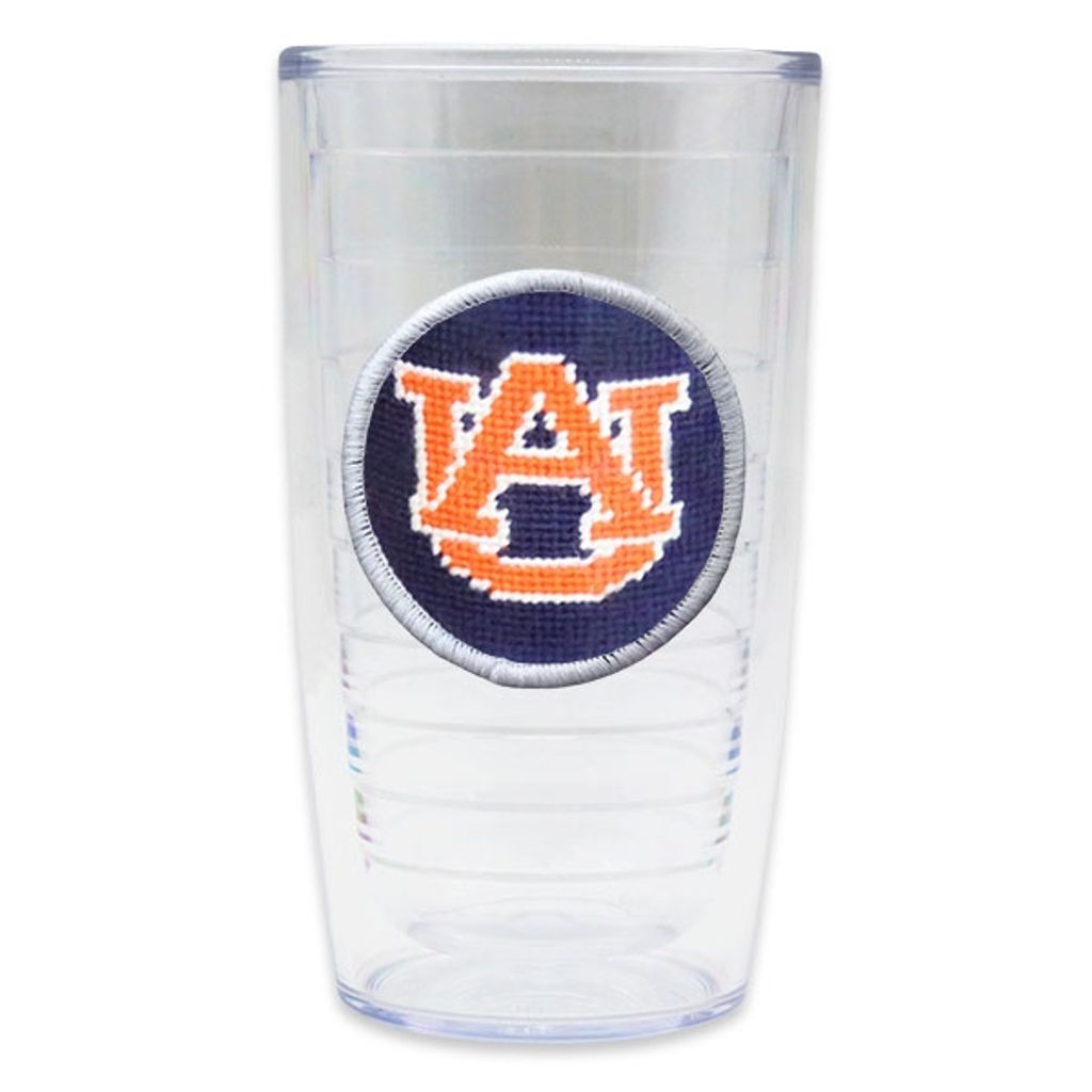 Auburn University Needlepoint Tumbler by Smathers & Branson - Country Club Prep