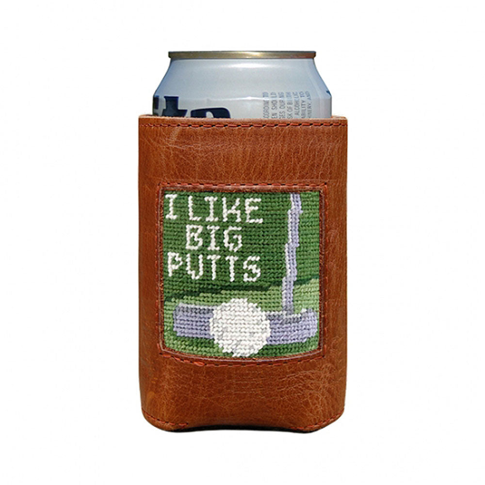Big Putts Needlepoint Can Cooler by Smathers & Branson - Country Club Prep