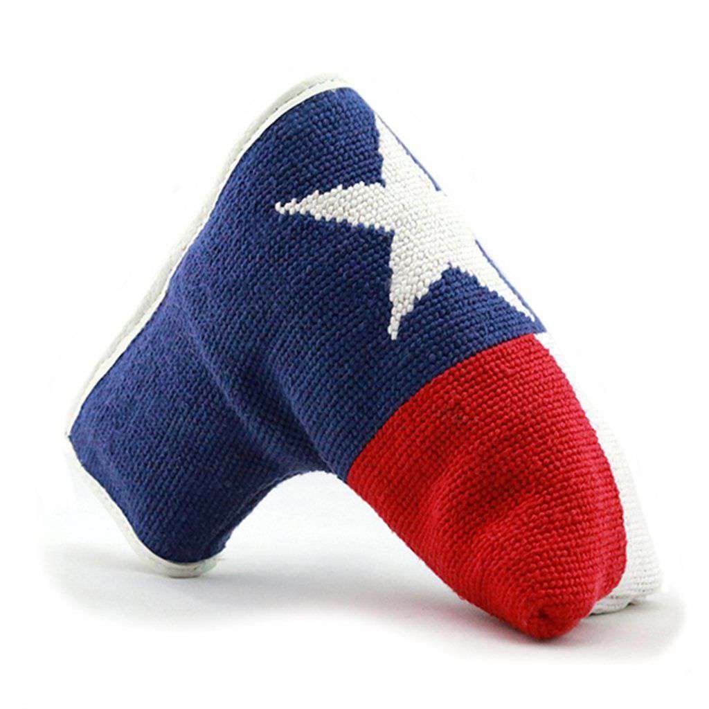 Big Texas Flag Needlepoint Putter Headcover by Smathers & Branson - Country Club Prep