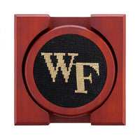 Wake Forest Needlepoint Coasters by Smathers & Branson - Country Club Prep