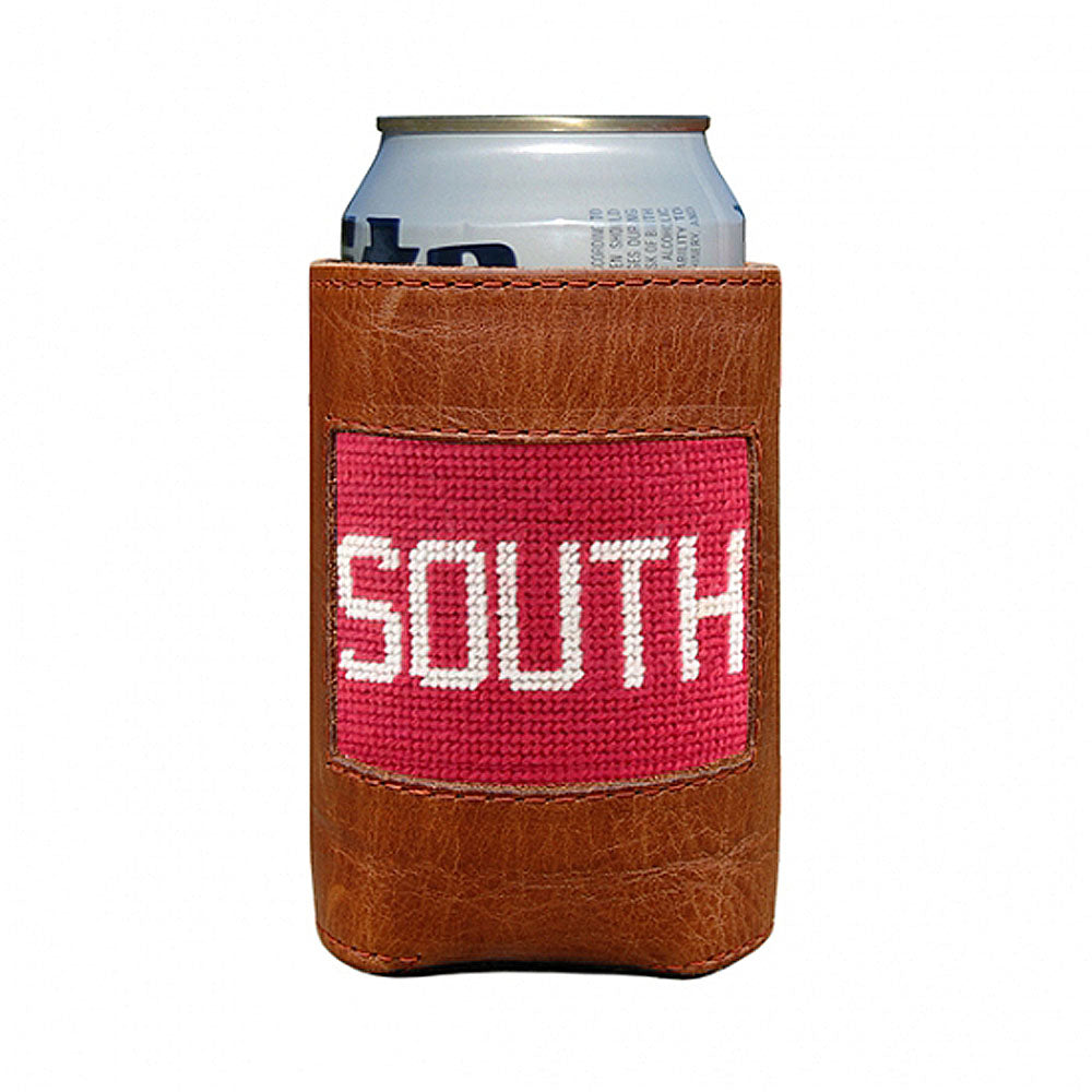 South Needlepoint Can Cooler by Smathers & Branson - Country Club Prep