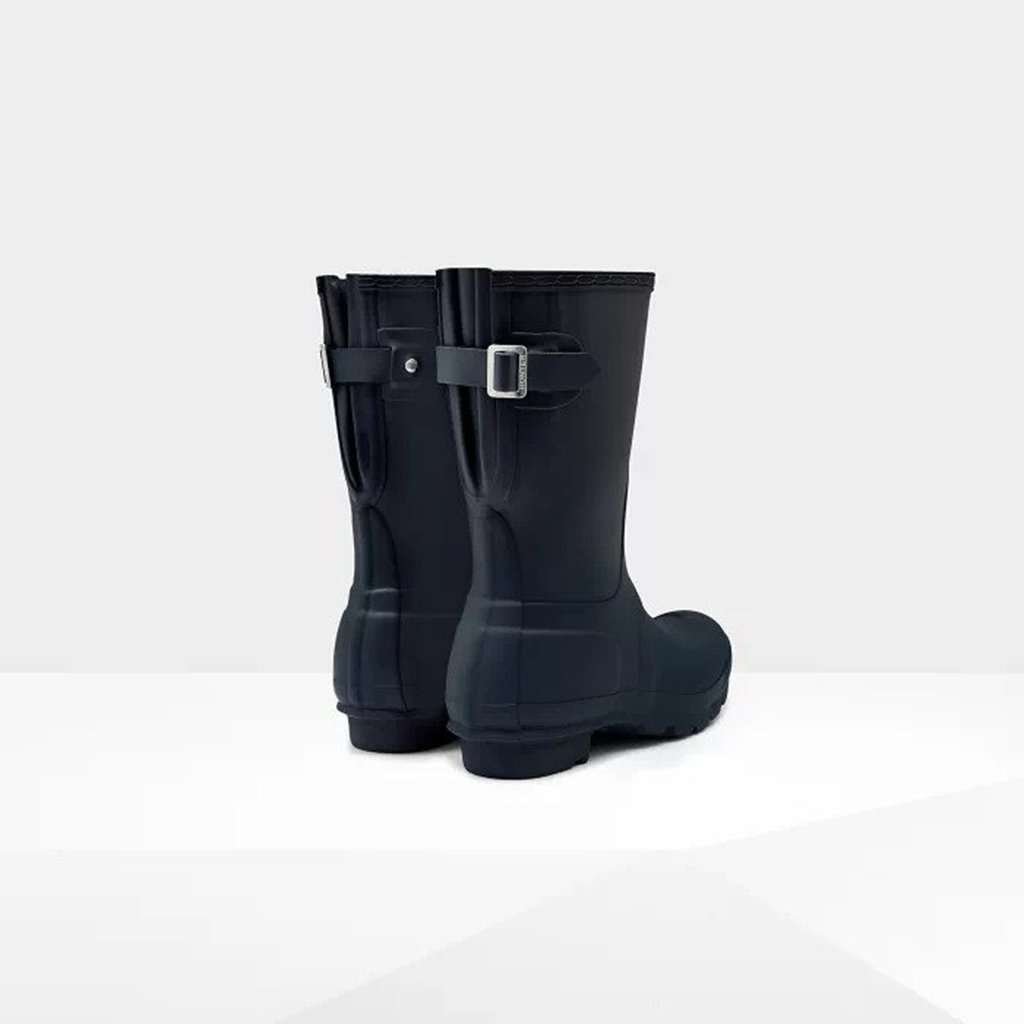 Women's Original Short Back Adjustable Rain Boots by Hunter - Country Club Prep