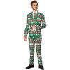 Green Nordic Christmas Suit by Suitmeister - Country Club Prep