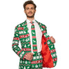 Green Nordic Christmas Suit by Suitmeister - Country Club Prep
