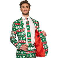Green Nordic Christmas Suit by Suitmeister - Country Club Prep