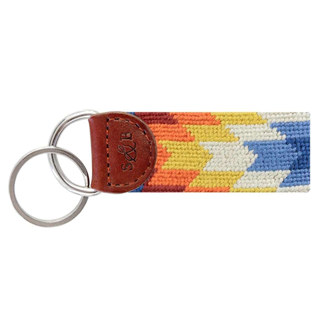 Starburst Needlepoint Key Fob by Smathers & Branson - Country Club Prep