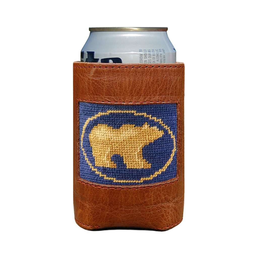 Jack Nicklaus Golden Bear Needlepoint Can Cooler by Smathers & Branson - Country Club Prep