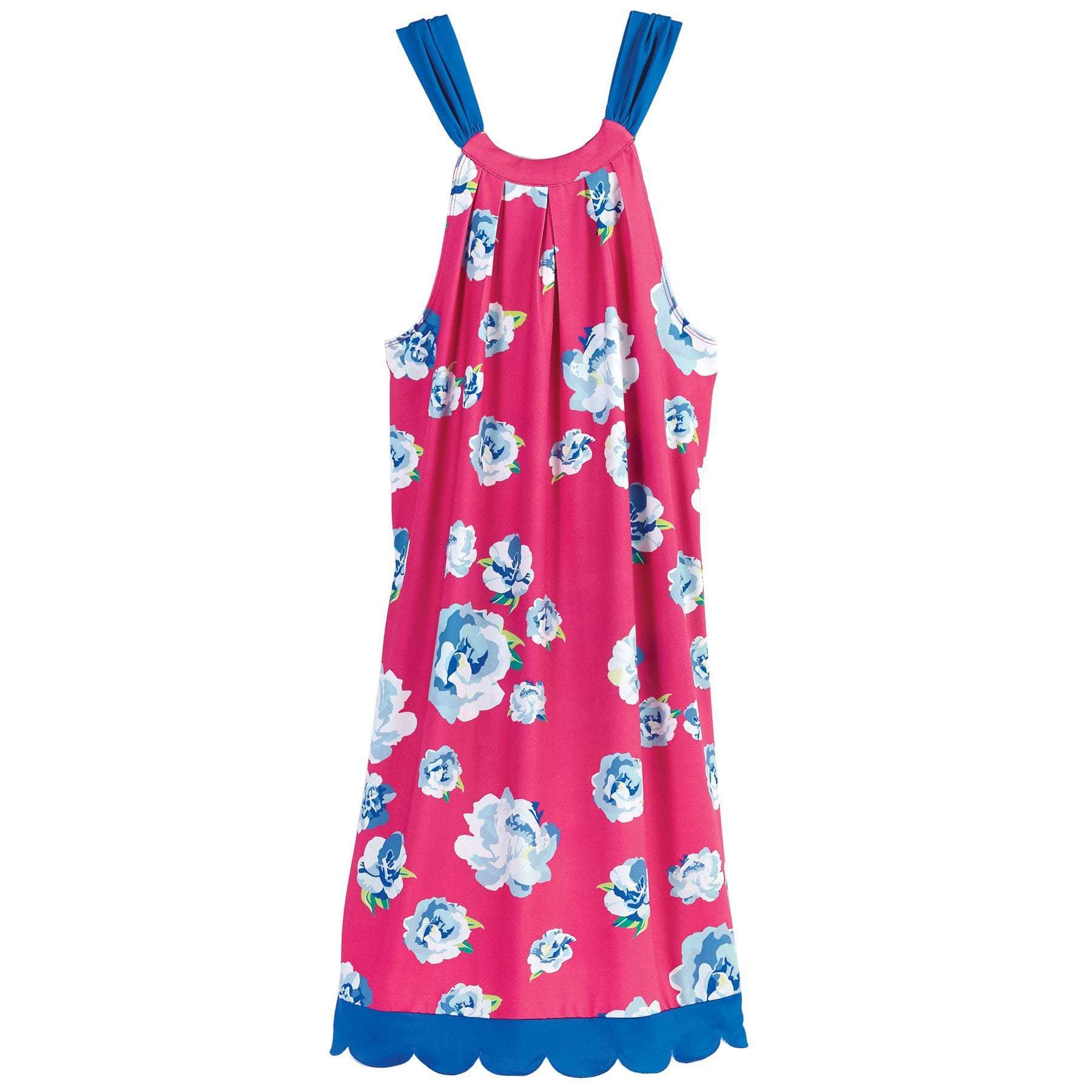 The Natalie Bow Tie Dress in Pink Floral by Mud Pie - Country Club Prep