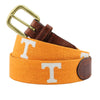 Tennessee Power T Needlepoint Belt by Smathers & Branson - Country Club Prep