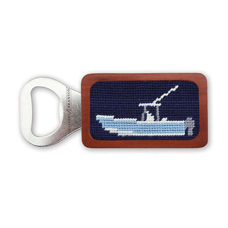 Power Boat Needlepoint Bottle Opener by Smathers & Branson - Country Club Prep