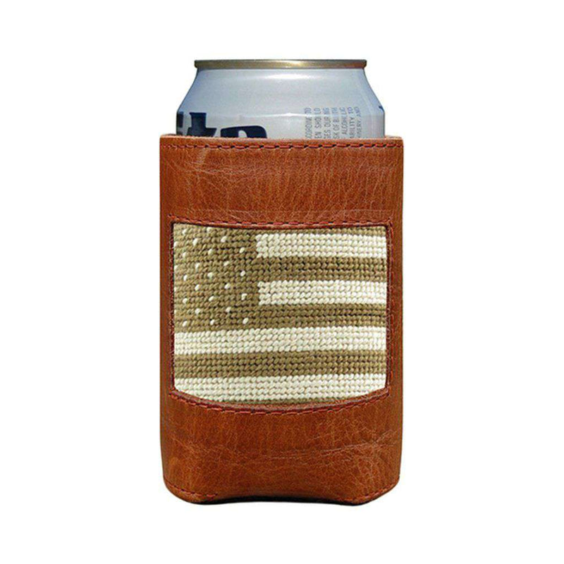 Armed Forces Needlepoint Can Cooler by Smathers & Branson - Country Club Prep