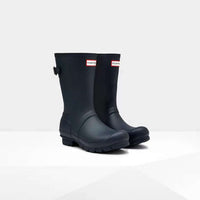 Women's Original Short Back Adjustable Rain Boots by Hunter - Country Club Prep