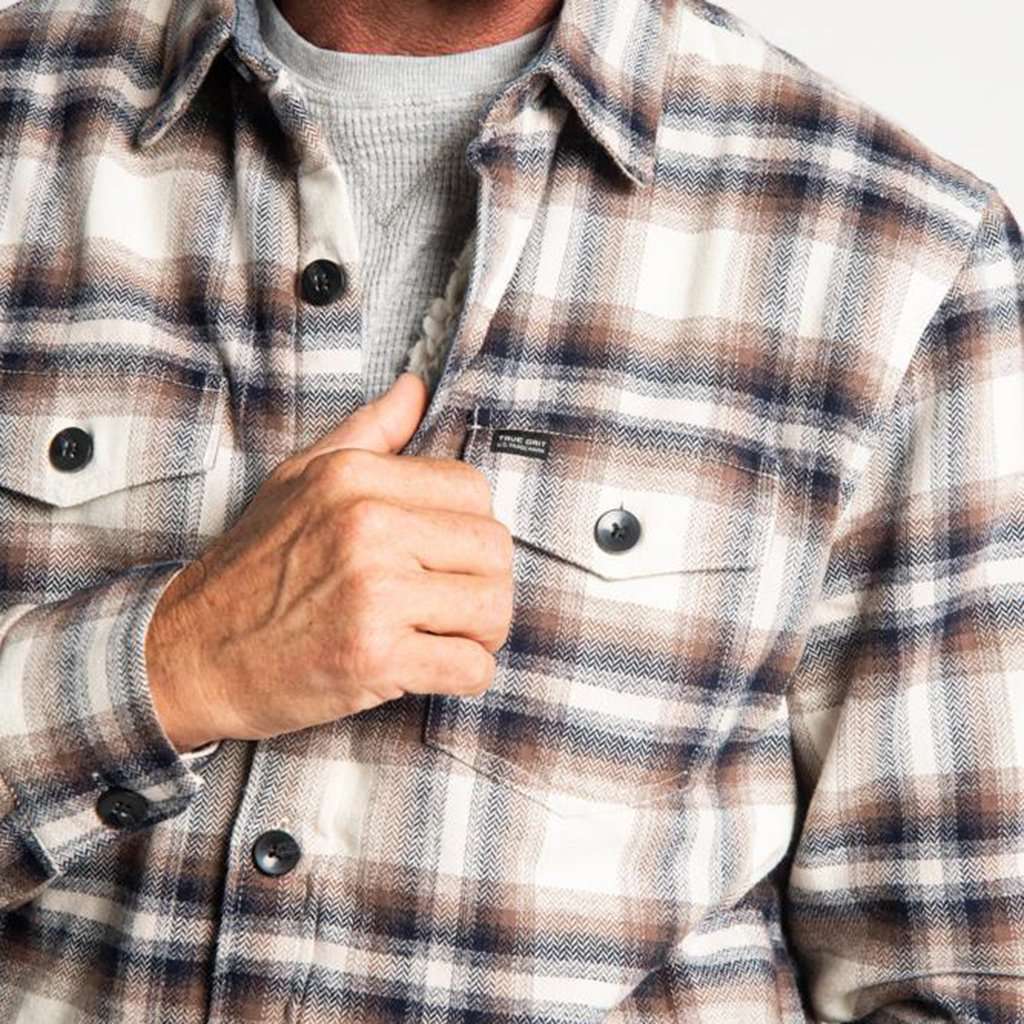 Roadhouse Checks Summit Shirt Jacket by True Grit - Country Club Prep